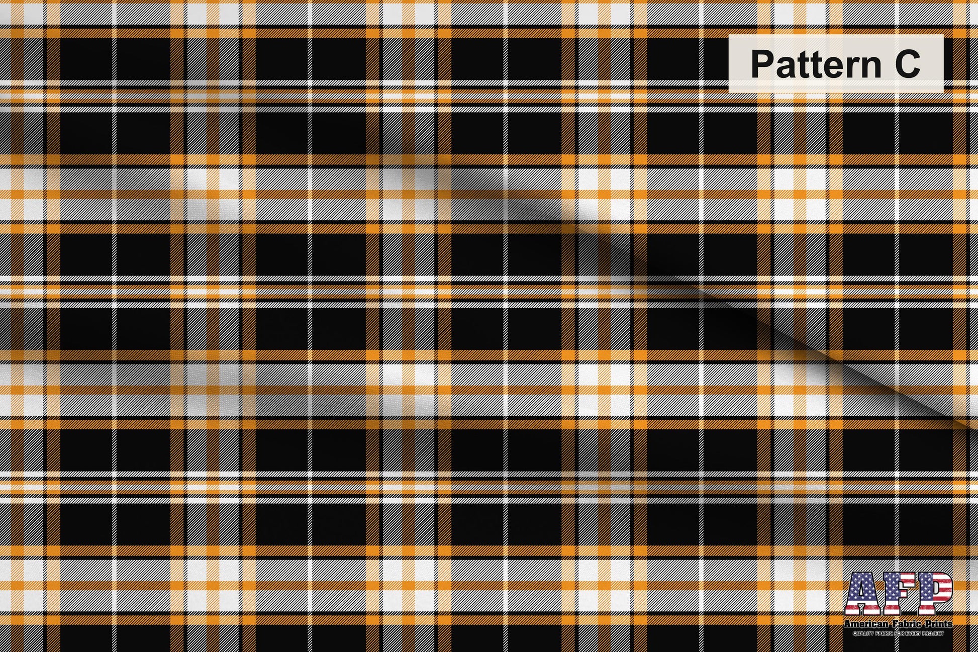 Halloween Plaid 1 Fabric Set. Choose your Patterns. Pattern C Shown. Shop now at American Fabric Prints.