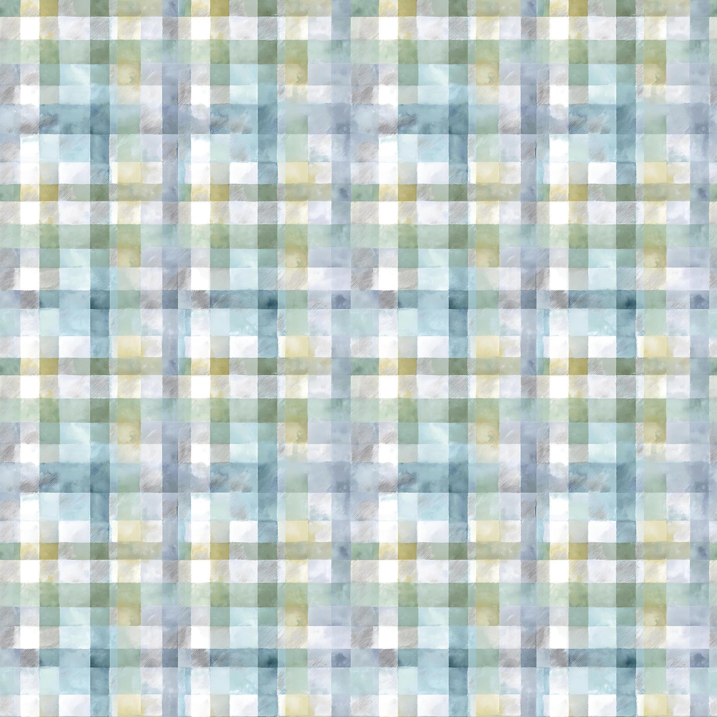 Watercolor Plaid Fabric - Shop now at American Fabric Prints