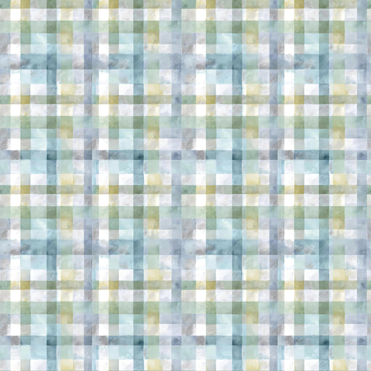 Watercolor Plaid Fabric - Shop now at American Fabric Prints