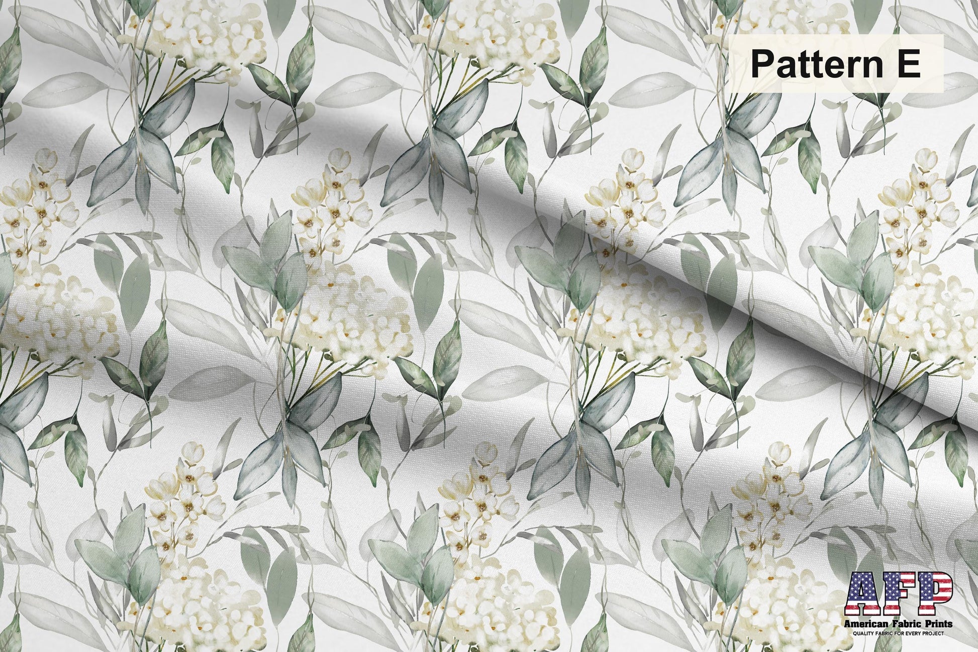 White Floral 1 Fabric Bundle Set - Shop now at American Fabric Prints