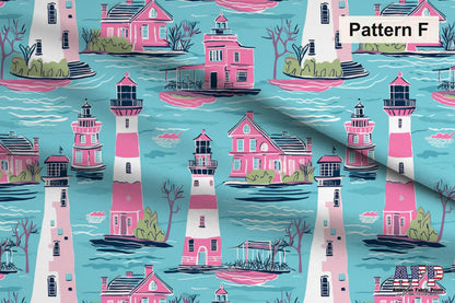 Preppy Light Houses Fabric Bundle Set - Shop now at American Fabric Prints