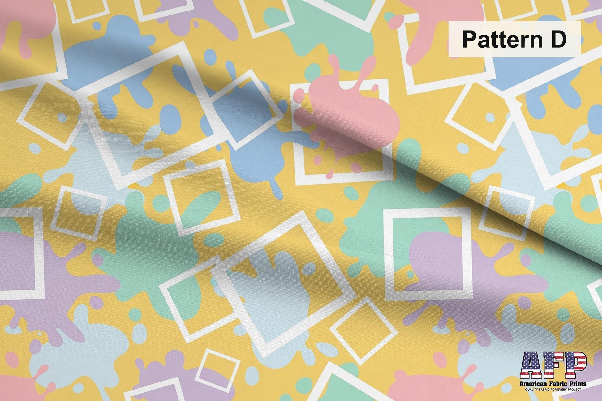 Colorful Abstract 3 Fabric Bundle Set - Shop now at American Fabric Prints