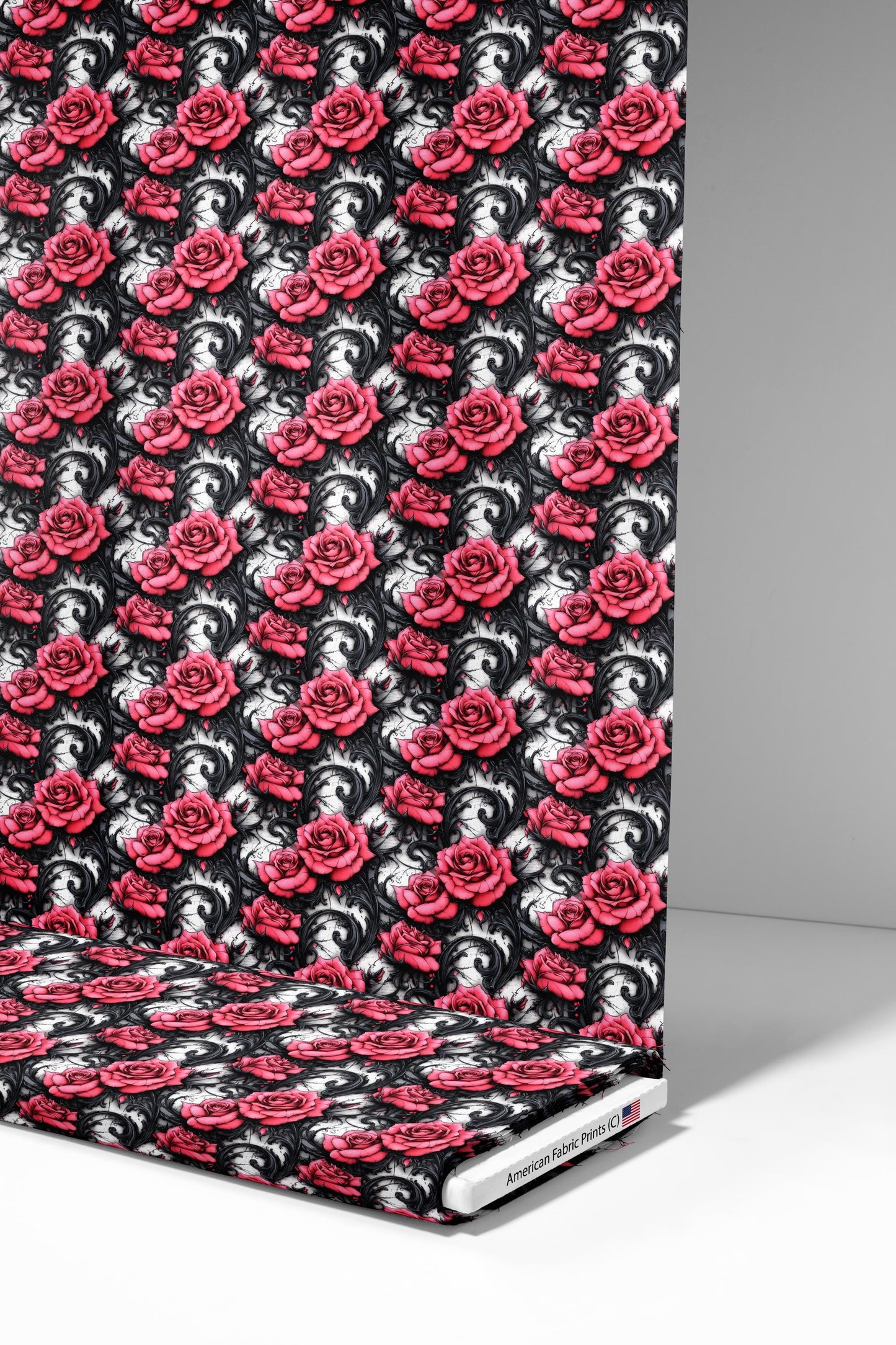 Gothic Roses Fabric - Shop now at American Fabric Prints