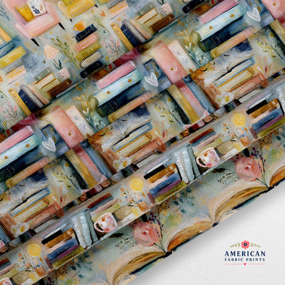 Spring Floral Books Fabric Bundle Set - Shop now at American Fabric Prints