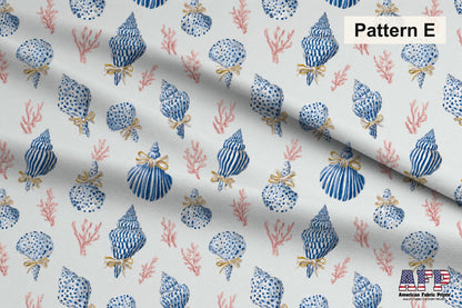 Blue Beach Fabric Bundle Set - Shop now at American Fabric Prints