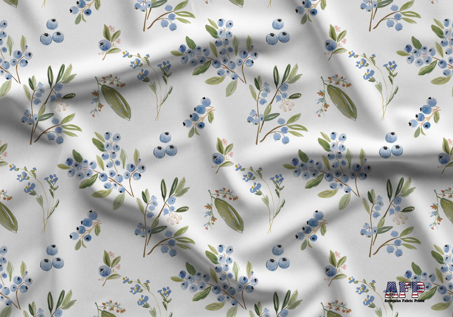 Petite Blueberry 2 Fabric - Shop now at American Fabric Prints