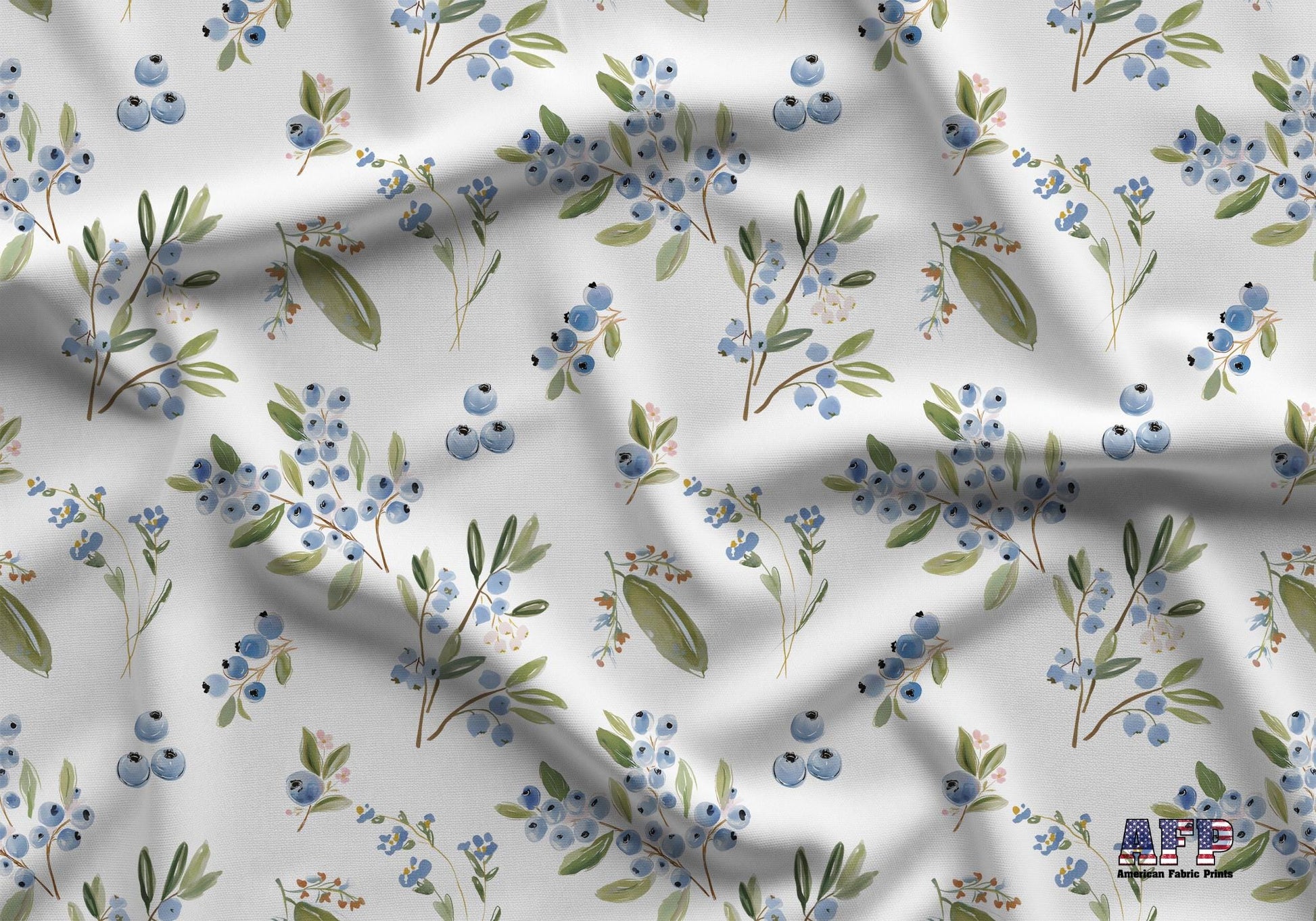 Petite Blueberry 2 Fabric - Shop now at American Fabric Prints