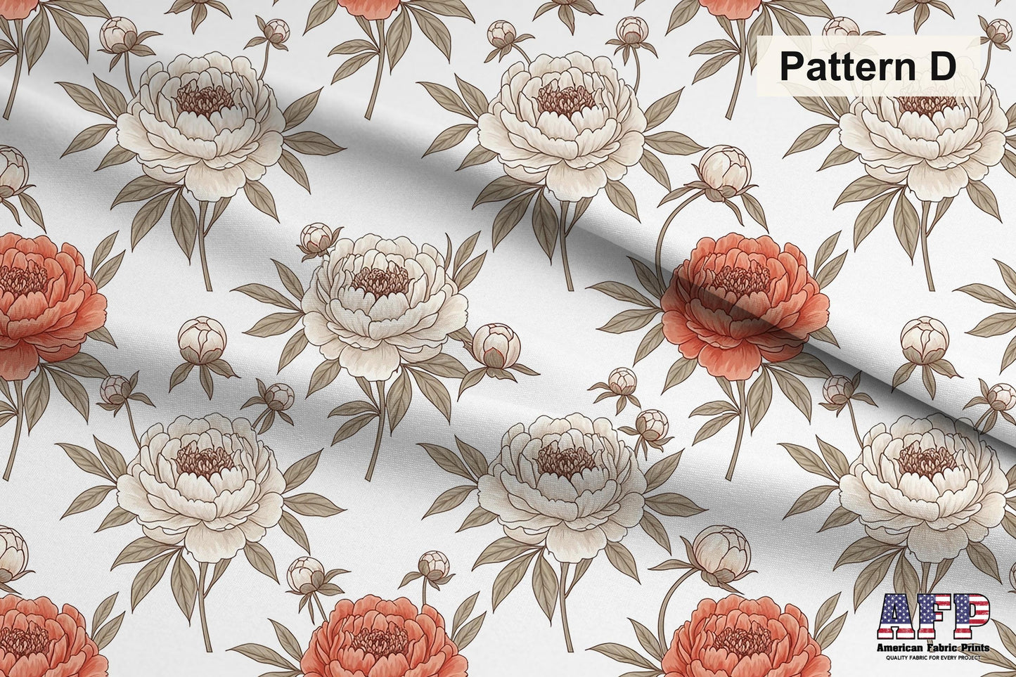 Coral Floral 2 Fabric Bundle Set - Shop now at American Fabric Prints