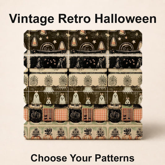 Vintage Retro Halloween Fabric Bundle Set - Shop now at American Fabric Prints