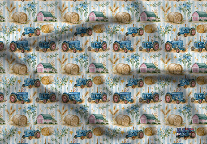 Preppy Farmyard Fabric - Shop now at American Fabric Prints