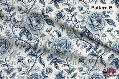 Blue Porcelain Garden 2 Fabric Bundle Set - Shop now at American Fabric Prints