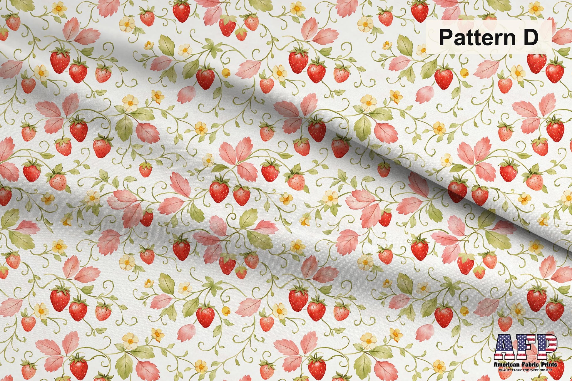 Strawberries Fabric Bundle Set - Shop now at American Fabric Prints
