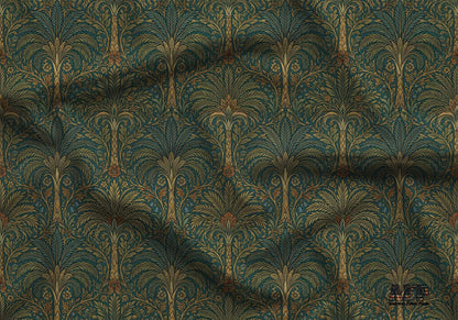 Victorian Palm Trees Fabric - Shop now at American Fabric Prints