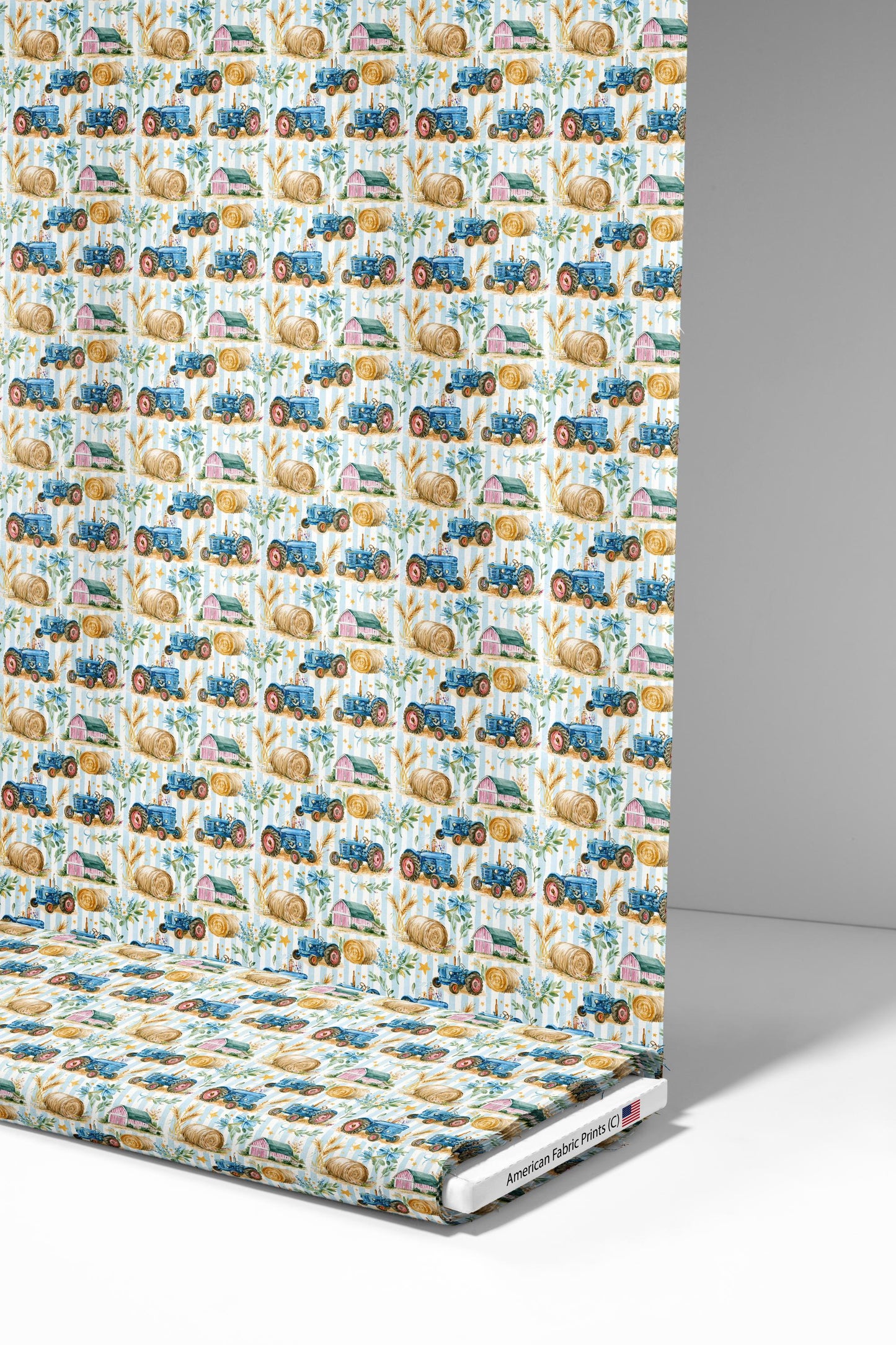 Preppy Farmyard Fabric - Shop now at American Fabric Prints