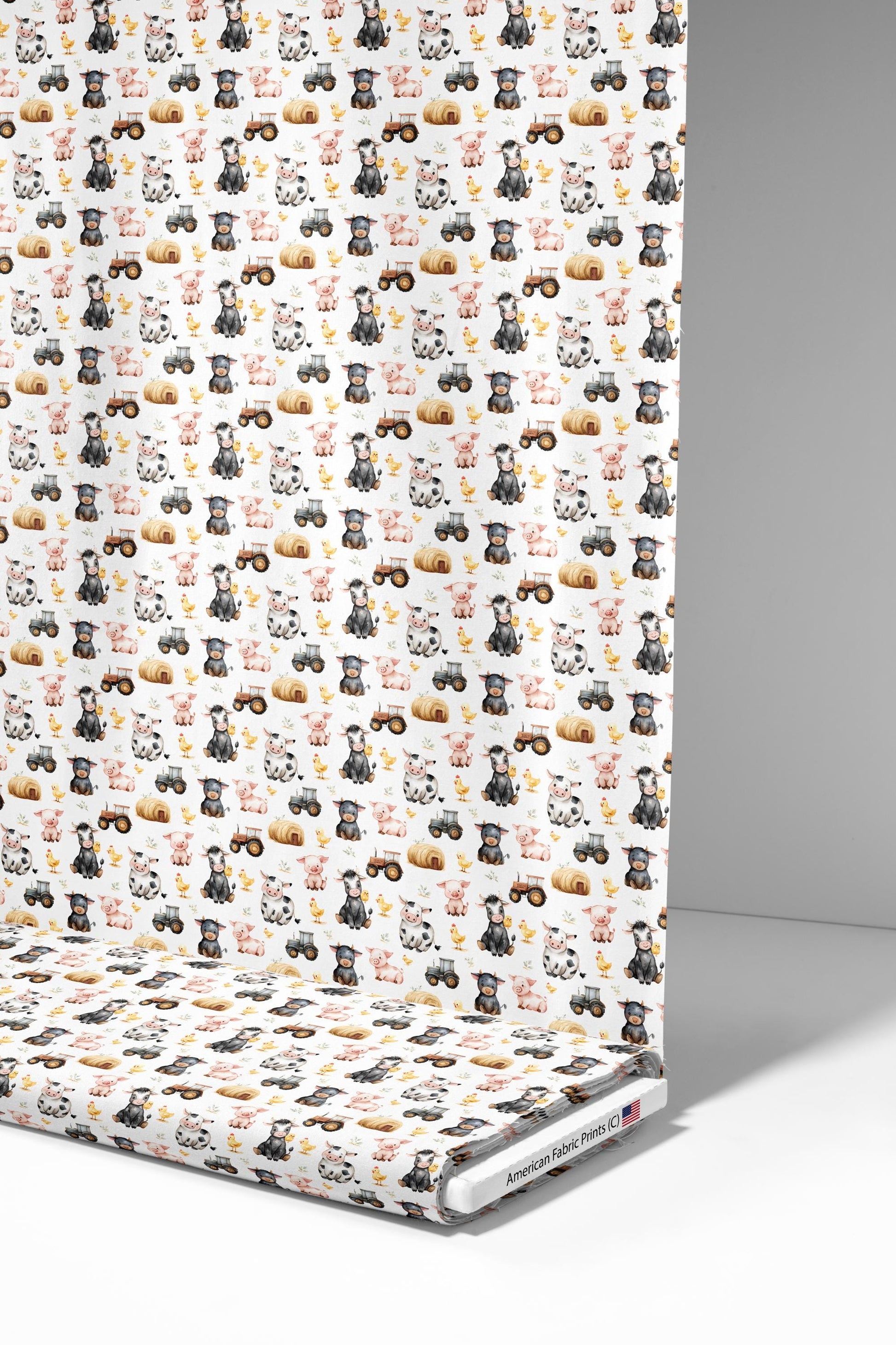Silly Farm Fabric - Shop now at American Fabric Prints