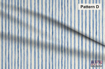Blue Striped Fabric Bundle Set - Shop now at American Fabric Prints