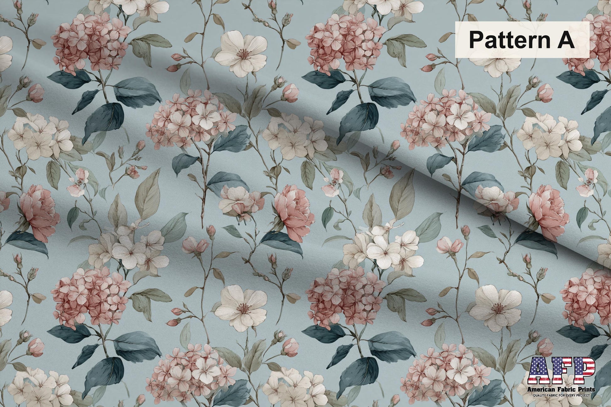 Grandmillenial Pink+Blue Fabric Bundle Set - Shop now at American Fabric Prints