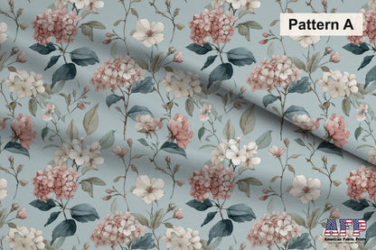 Grandmillenial Pink+Blue Fabric Bundle Set - Shop now at American Fabric Prints