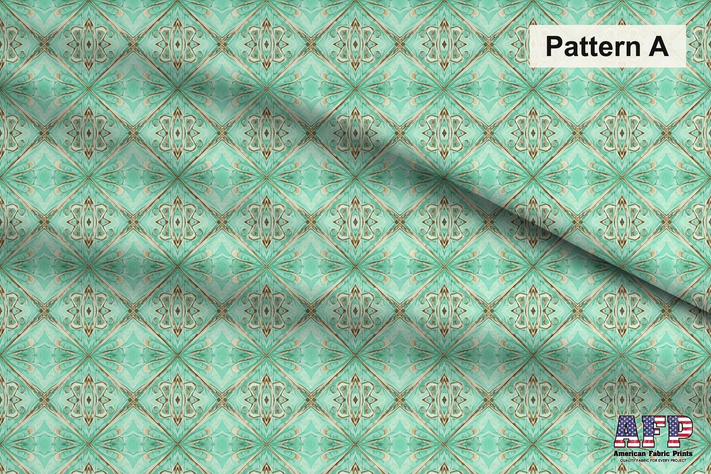 Arabesque Teals 2 Fabric Bundle Set - Shop now at American Fabric Prints