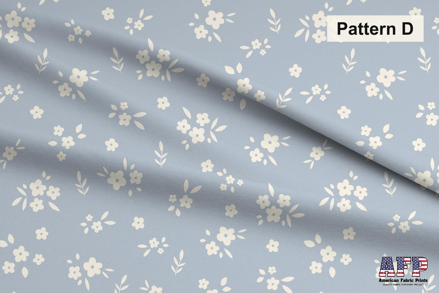 Country Florals in Blue 2 Fabric Bundle Set - Shop now at American Fabric Prints
