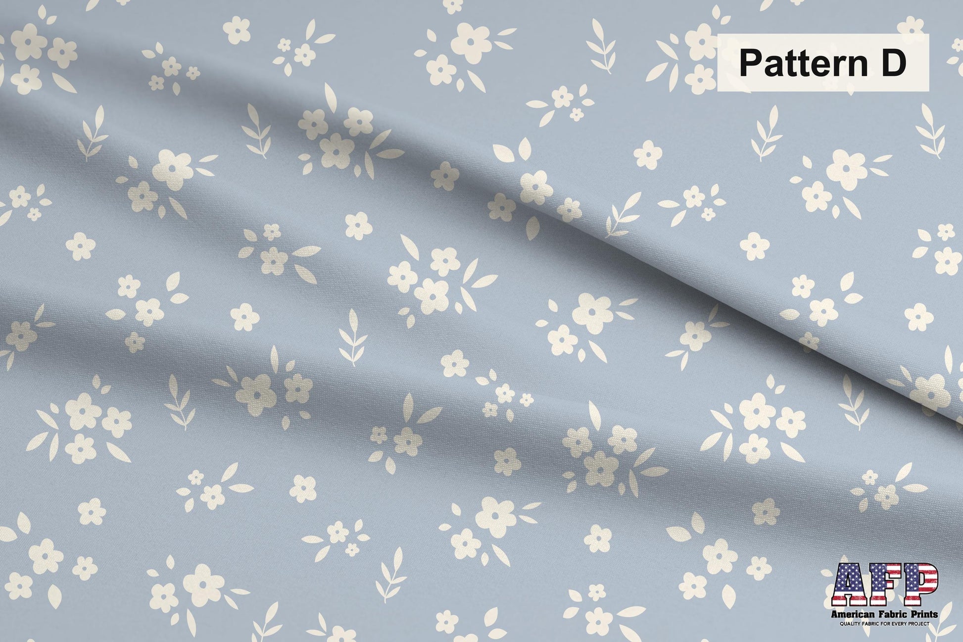 Country Florals in Blue 2 Fabric Bundle Set - Shop now at American Fabric Prints
