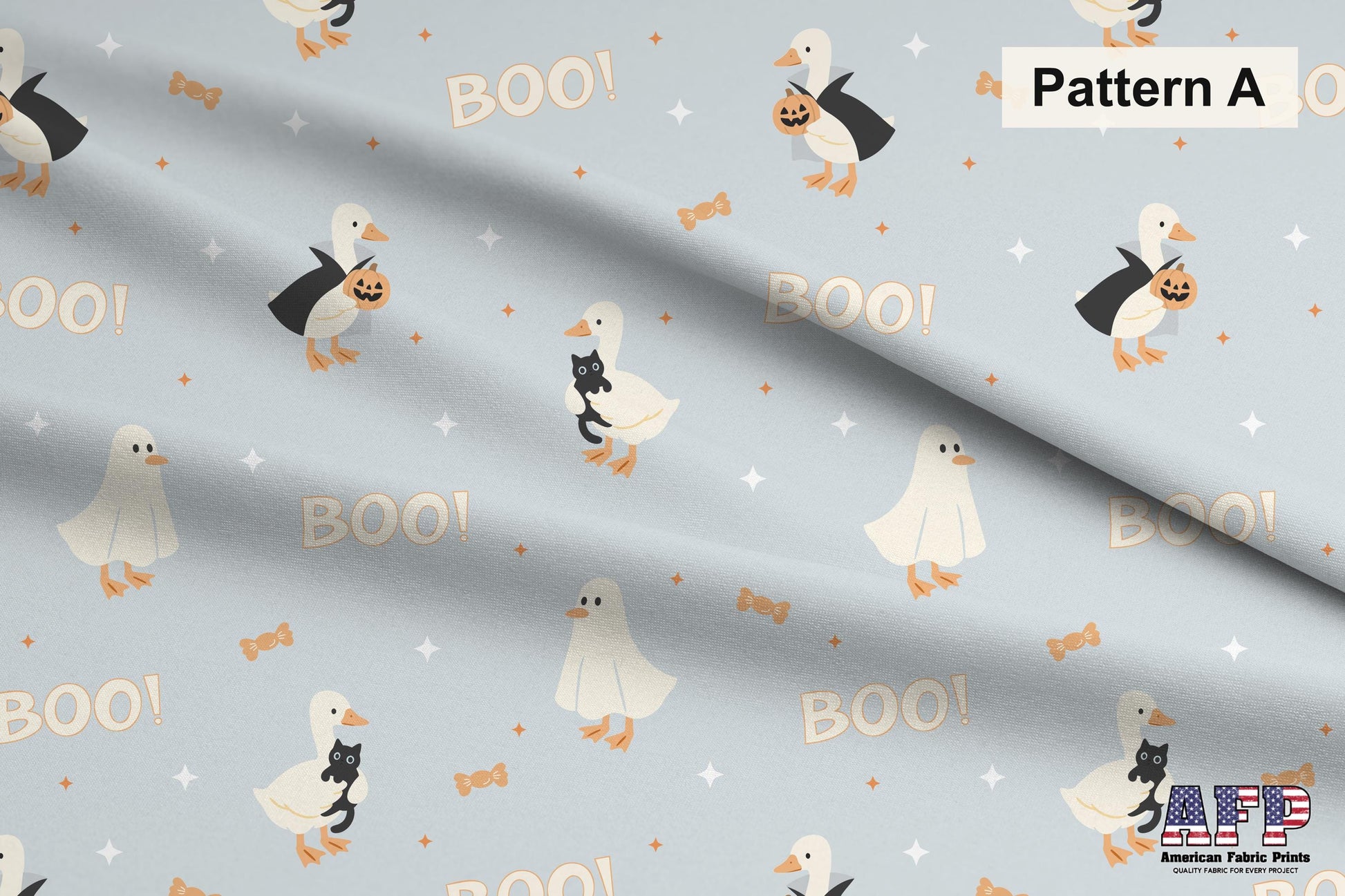 Spooky Goose in Blue 2 Fabric Bundle Set - Shop now at American Fabric Prints
