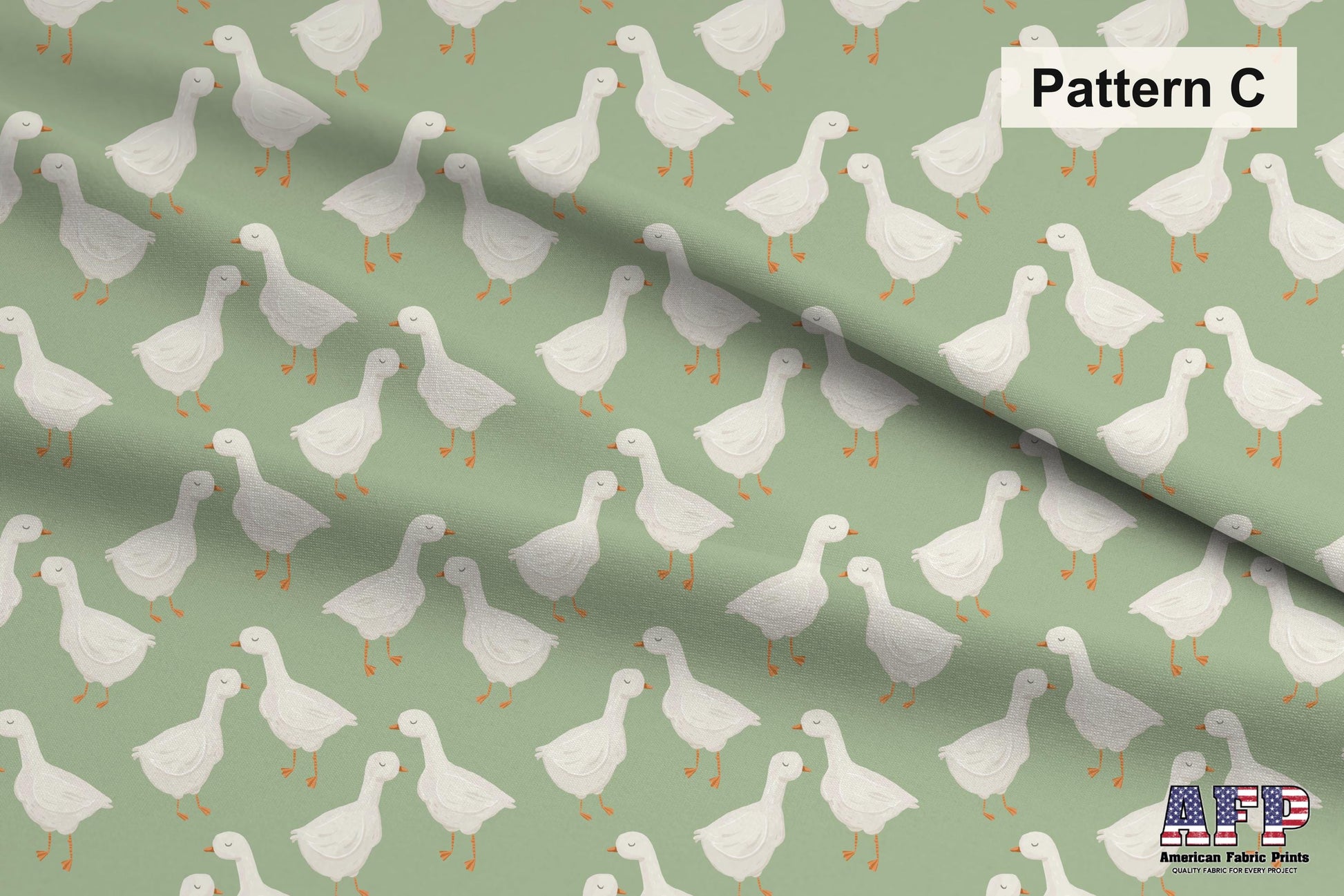 Blue+Green Goose 2 Fabric Bundle Set - Shop now at American Fabric Prints