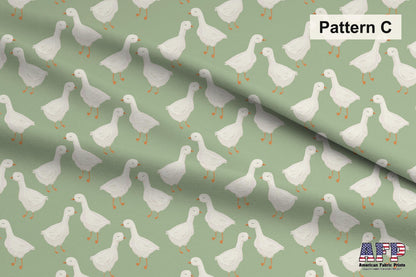 Blue+Green Goose 2 Fabric Bundle Set - Shop now at American Fabric Prints