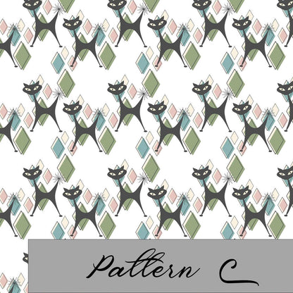 Atomic Cats Quilt Fabric. Choose Your Patterns. Shop now at American Fabric Prints.