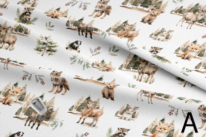 Forest Animals, Boho Arrows, Green Plaid, Hearts, and Sun | Quilters Fabric Bundle | Choose One Pattern or Choose All to Complete Baby Quilt