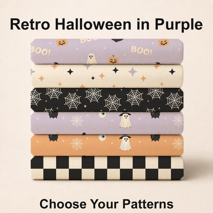 Retro Halloween in Purple Fabric Bundle Set - Shop now at American Fabric Prints
