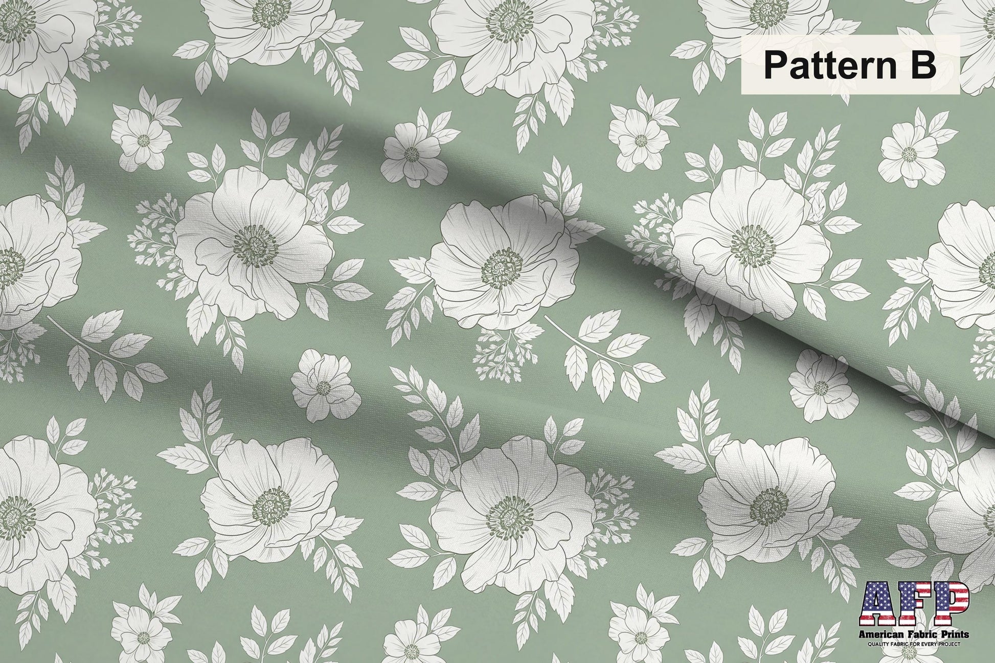 Sage Toile 3 Fabric Bundle Set - Shop now at American Fabric Prints