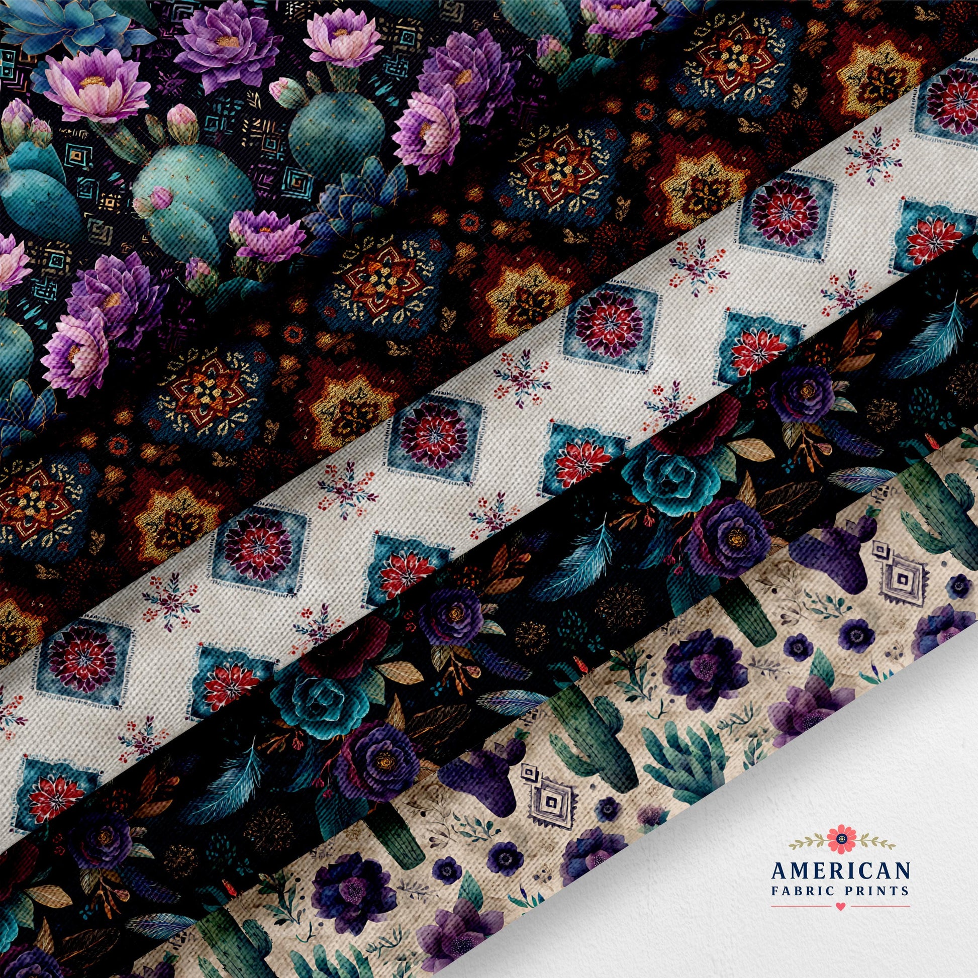 Boho Western Vibes Fabric Bundle Set - Shop now at American Fabric Prints