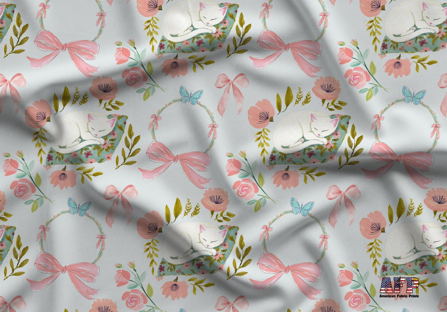 Cat Nap Fabric - Shop now at American Fabric Prints