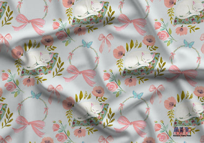 Cat Nap Fabric - Shop now at American Fabric Prints