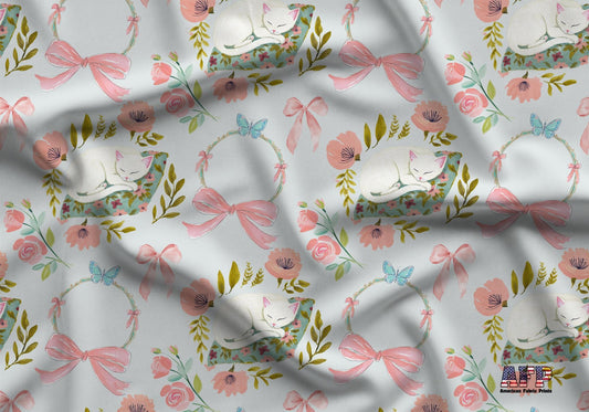 Cat Nap Fabric - Shop now at American Fabric Prints
