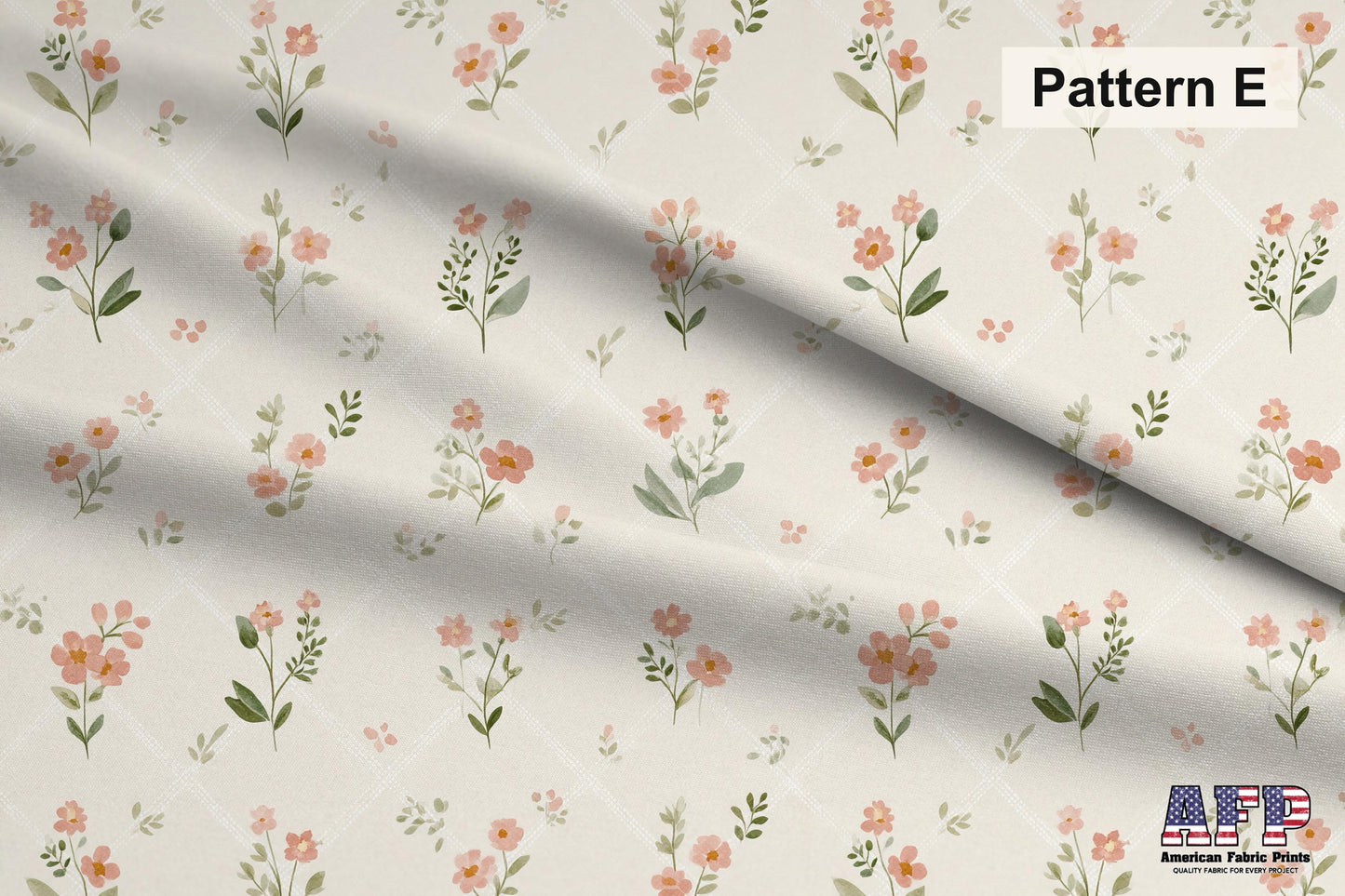 Pastel Floral Fabric Collection. Shop now at American Fabric Prints.