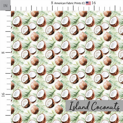 Tropical Quilt Fabric Coordinates | Island Fabric Bundle | Tropical Themed Cotton Fabric | Fabric | Made in USA | American Fabric Prints