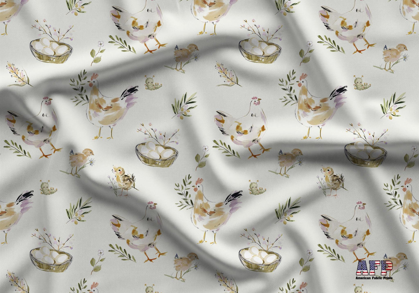 Chicken Life Fabric - Shop now at American Fabric Prints