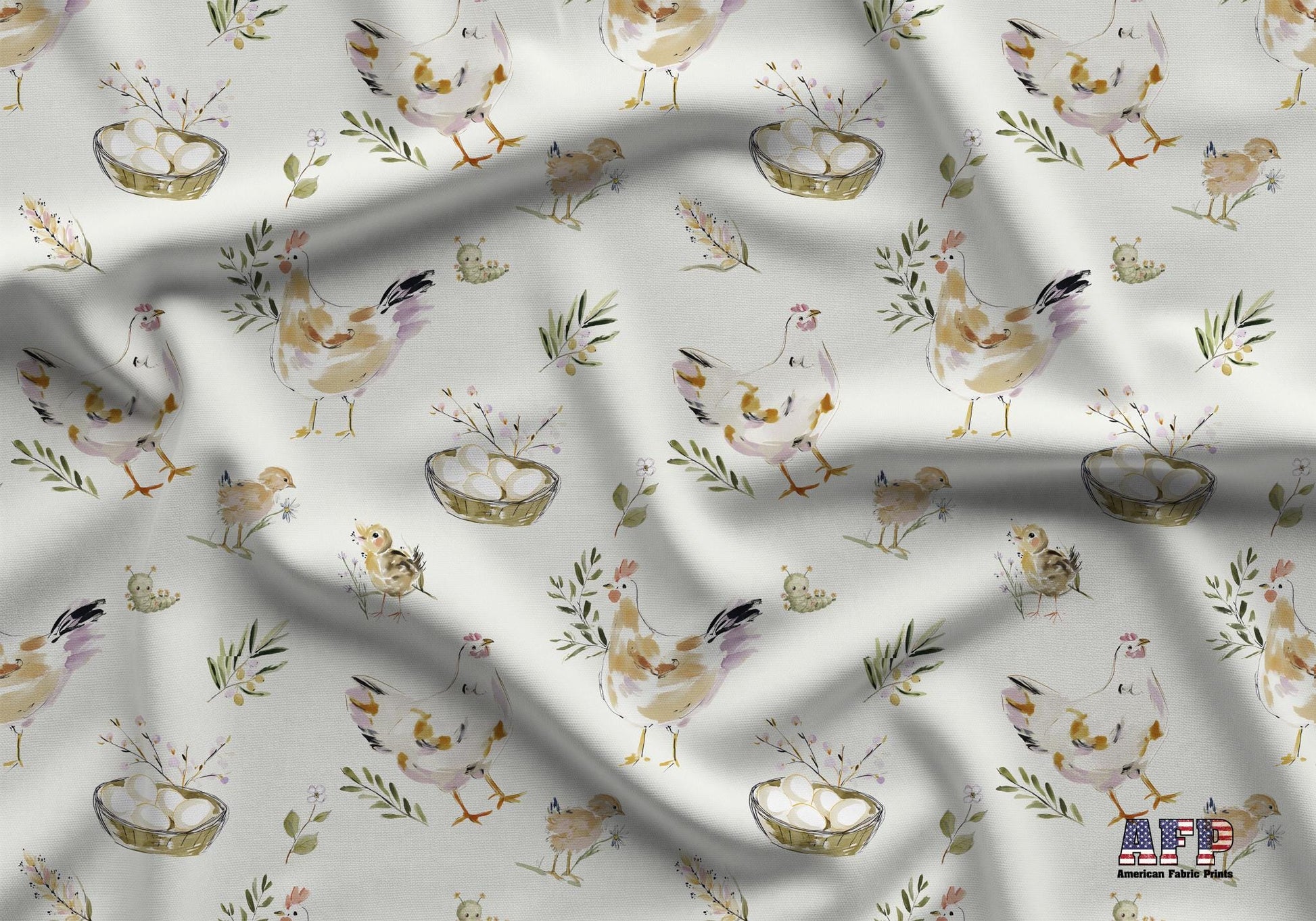 Chicken Life Fabric - Shop now at American Fabric Prints