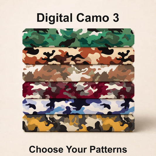 Digital Camouflage Fabric Set 3. Choose Your Patterns. Shop now at American Fabric Prints.
