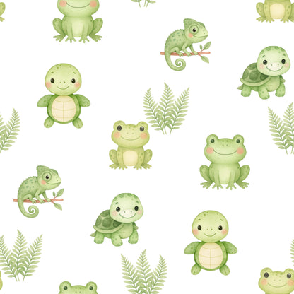 Tiny Reptiles Fabric - Shop now at American Fabric Prints