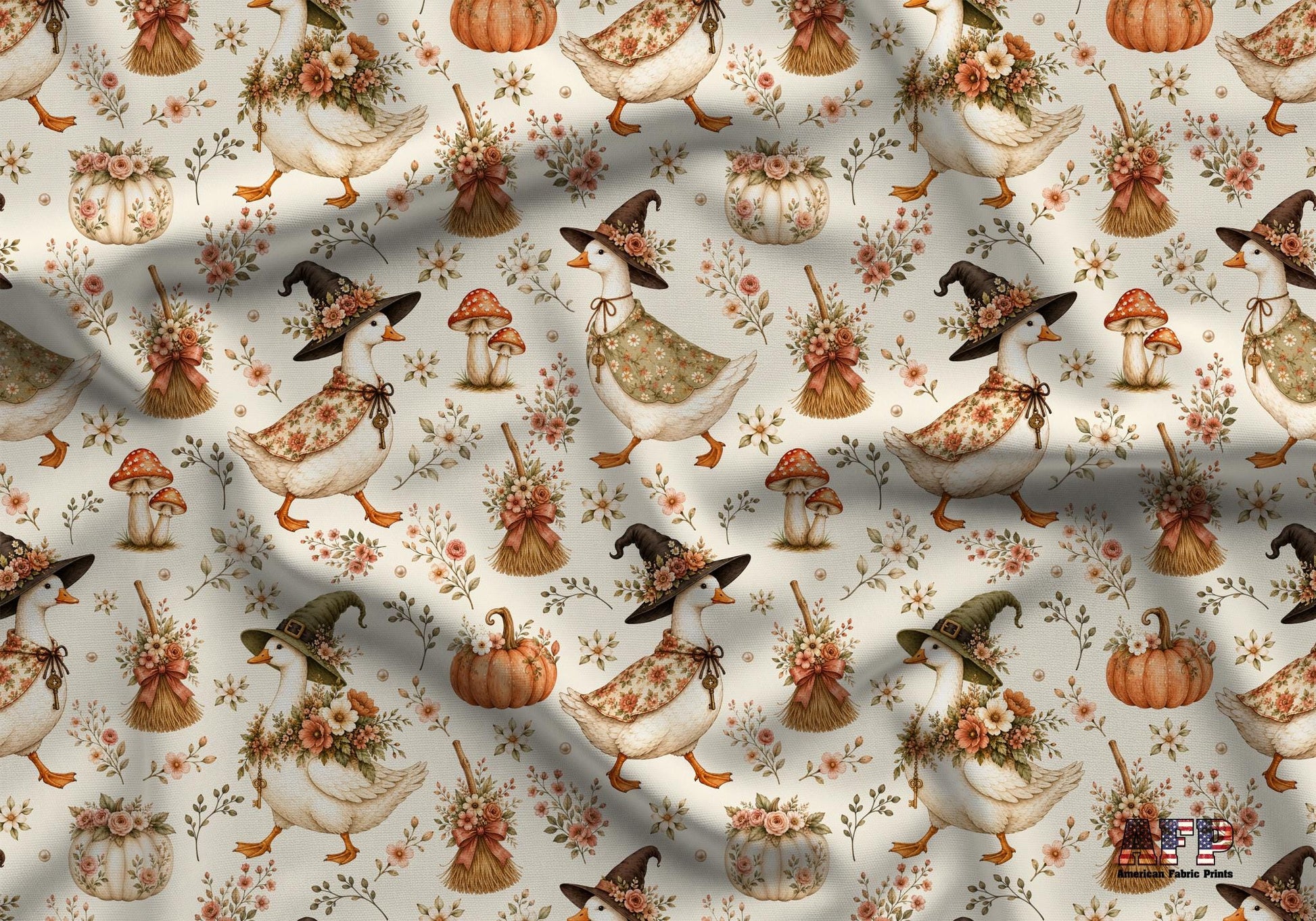 Witch Goose Fabric - Shop now at American Fabric Prints