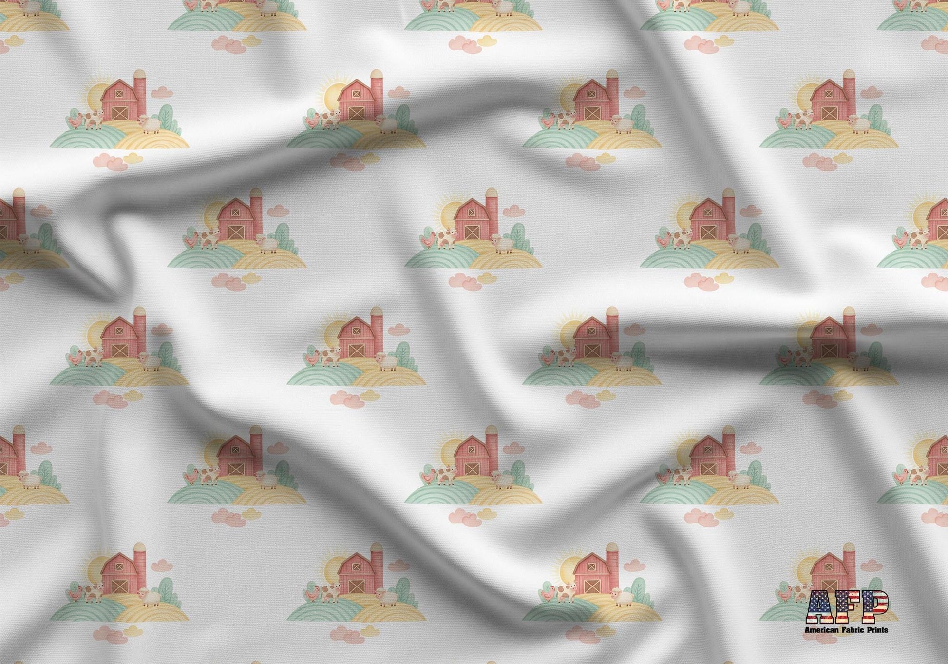 Boho Farmhouse Nursery Fabric - Shop now at American Fabric Prints