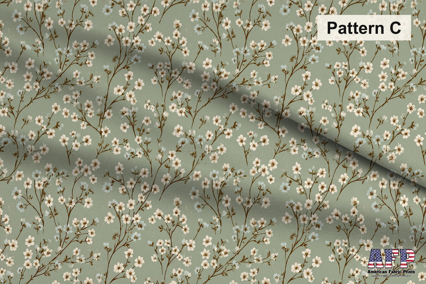 Vintage Ditsy Flowers 2 Fabric Bundle Set - Shop now at American Fabric Prints