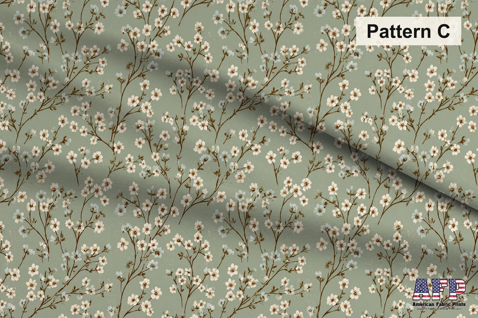 Vintage Ditsy Flowers 2 Fabric Bundle Set - Shop now at American Fabric Prints