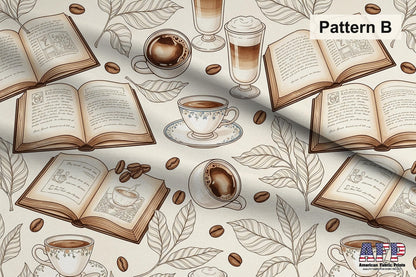 Coffee + Books Fabric Bundle Set - Shop now at American Fabric Prints