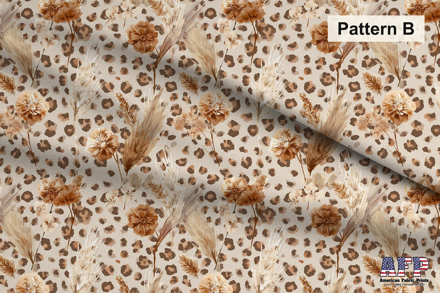 Pastel Boho Leopard Fabric Bundle Set - Shop now at American Fabric Prints