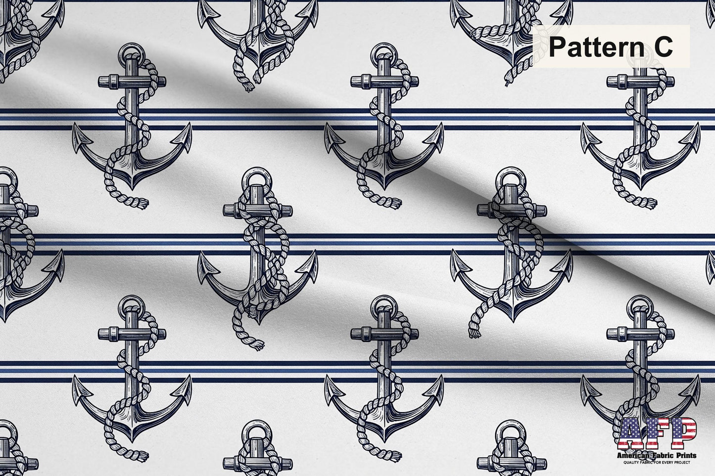 Blue Sailboat 3 Fabric Bundle Set - Shop now at American Fabric Prints