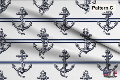 Blue Sailboat 3 Fabric Bundle Set - Shop now at American Fabric Prints